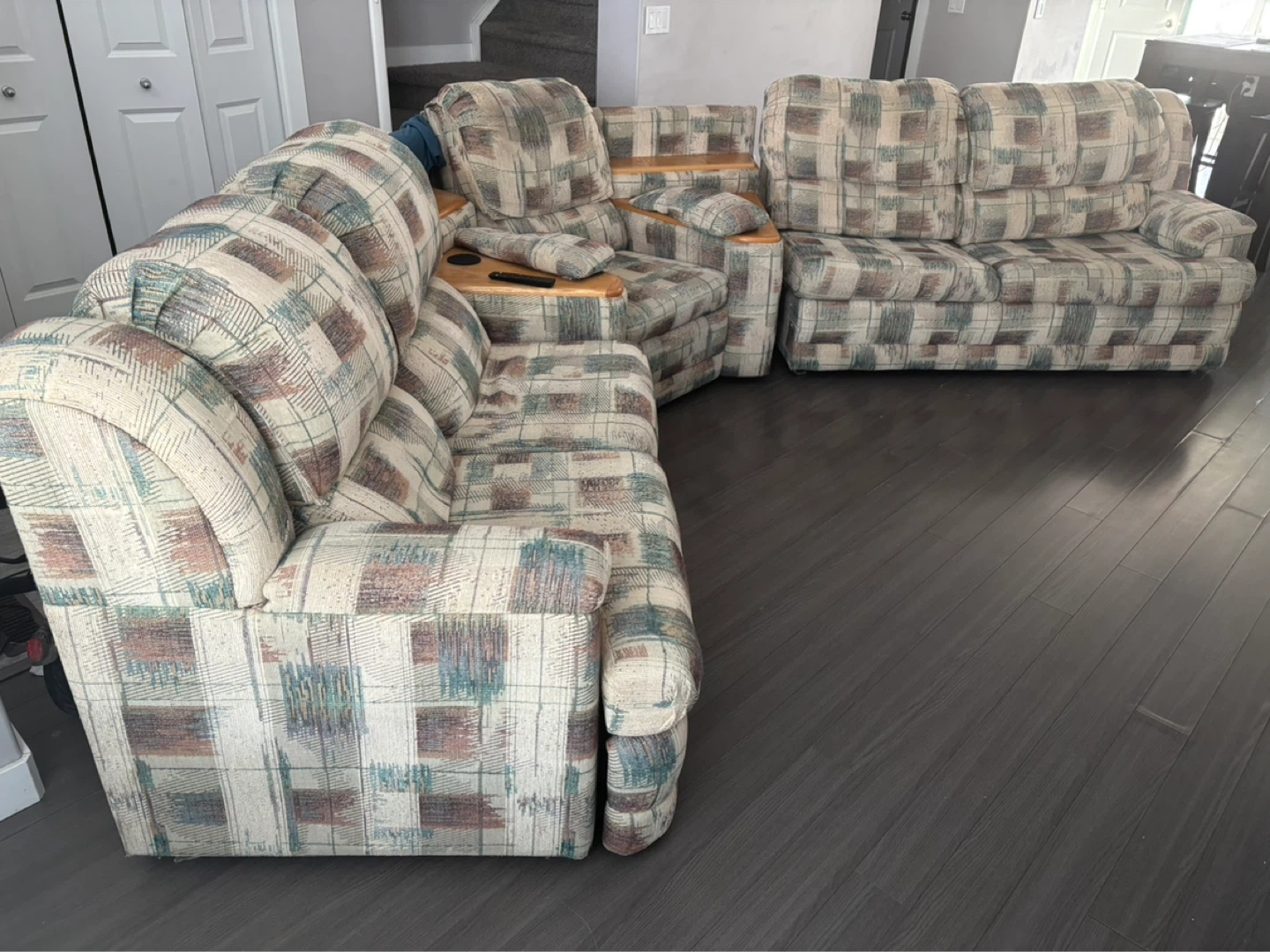 Sectional Sofa with Recliners - photo 2