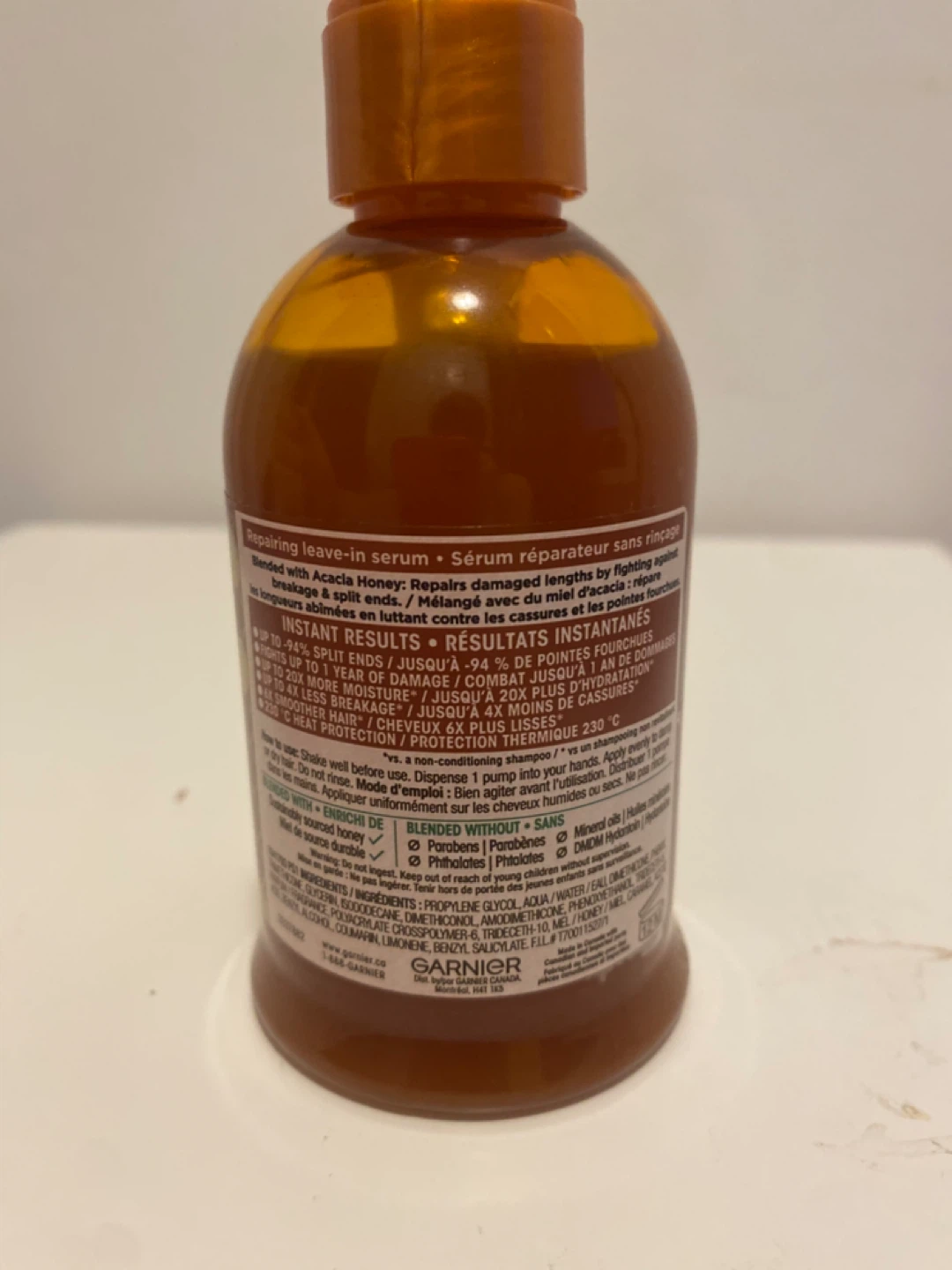 Garnier Whole Blends Hair Honey Repairing Serum - photo 5