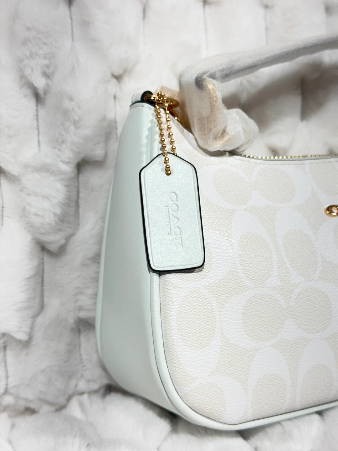 🔥 Coach Teri Shoulder Bag | Black Pebbled Leather | ✨ - photo 3