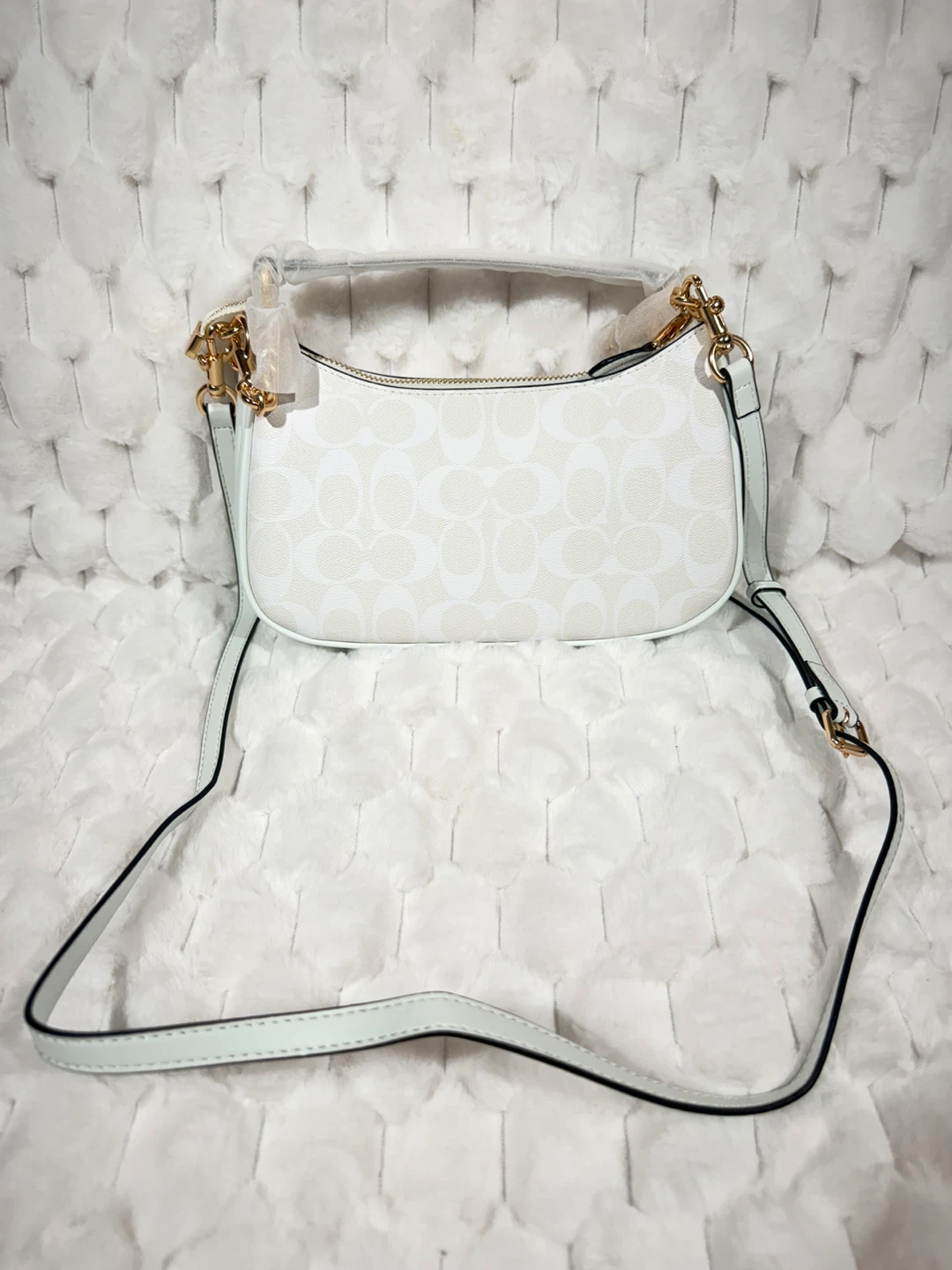 🔥 Coach Teri Shoulder Bag | Black Pebbled Leather | ✨ - photo 2