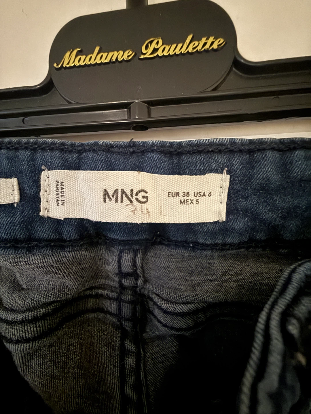 Mango Women's Blue Denim Jeans Size 6 - photo 2
