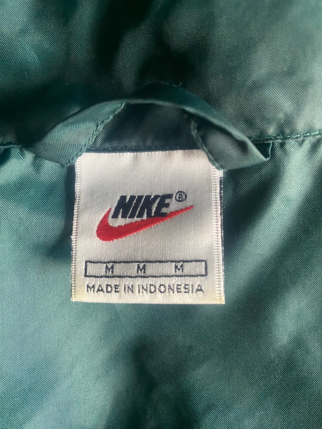 Nike Windbreaker Jacket Green Black White Color  Size M - photo 3