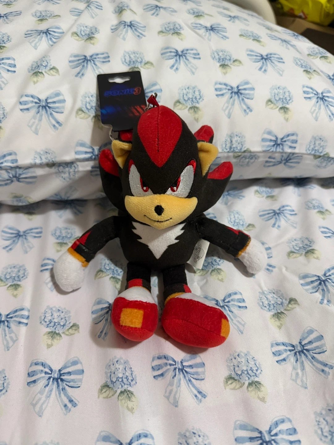 Sonic the Hedgehog 3 - Shadow Plush Keychain