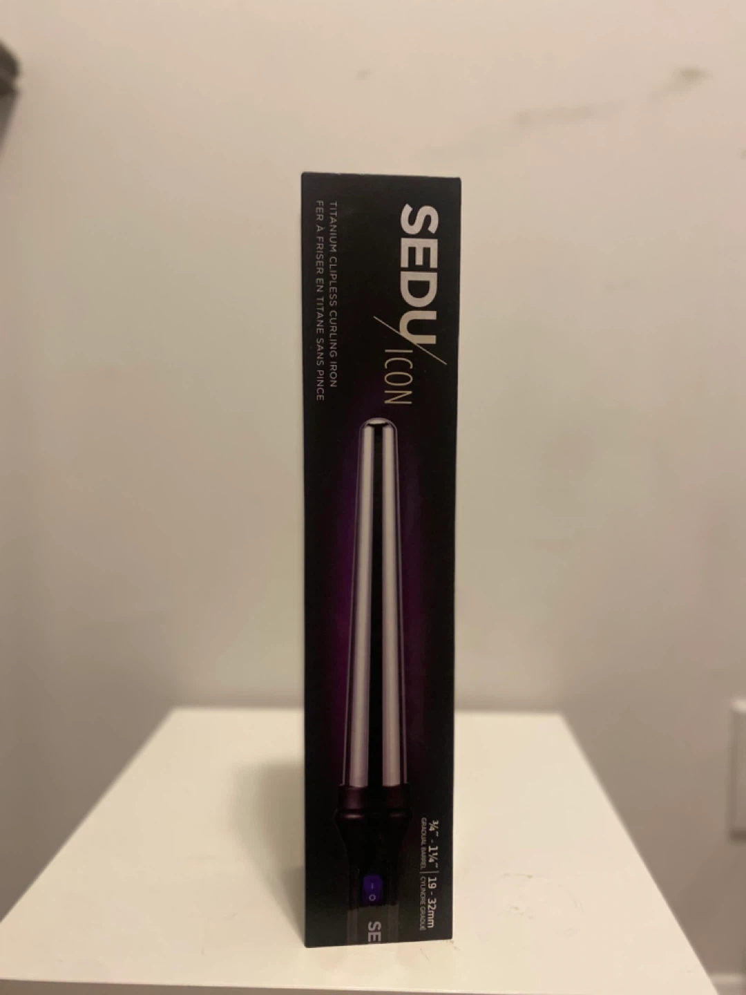 Sedu Icon Titanium Curler 1" - 1.5" Conical Barrel