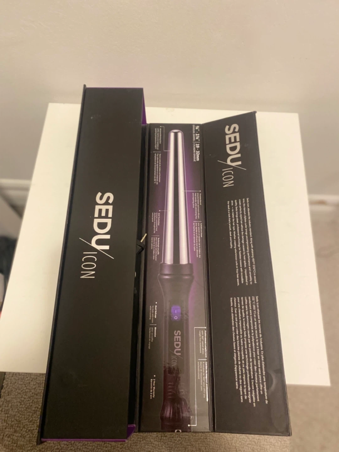 Sedu Icon Titanium Curler 1" - 1.5" Conical Barrel - photo 5