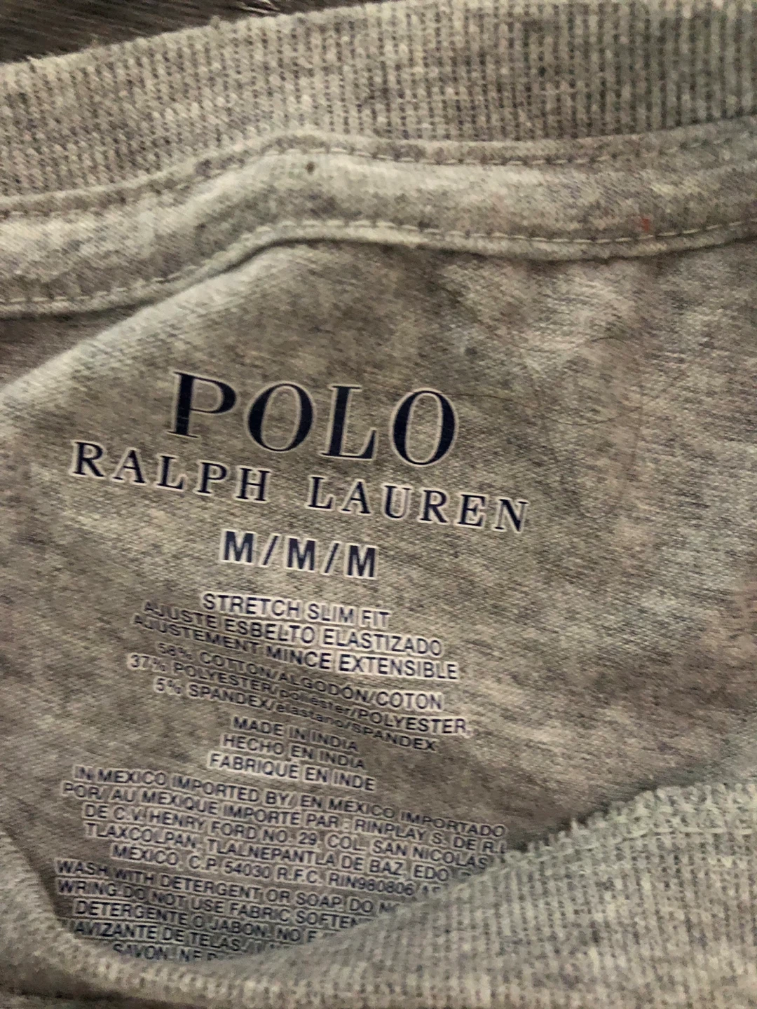 Polo Ralph Lauren Stretch Slim Fit T-Shirt - Grey - M/M - photo 3