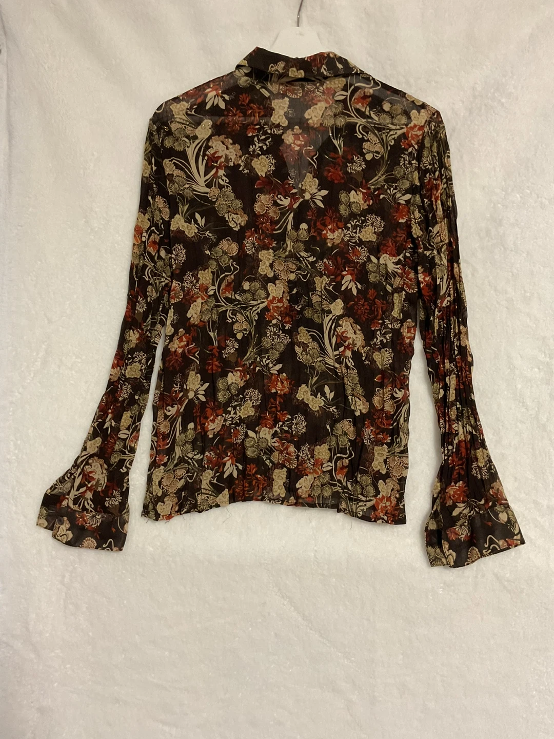 Women's Floral Sheer Blouse