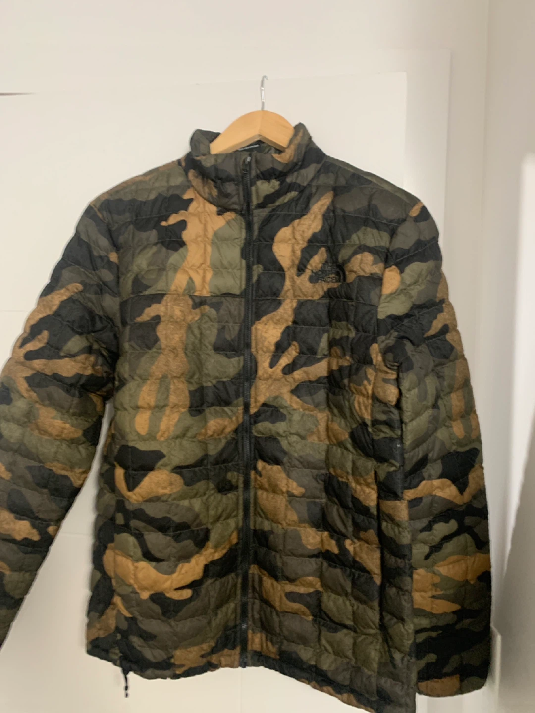 North Face camouflage jacket