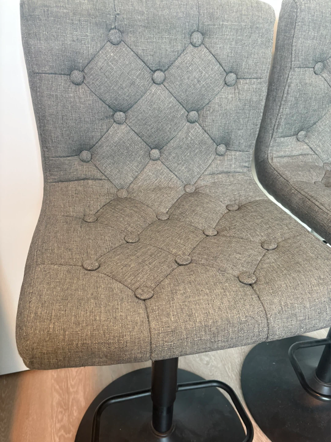 2 Grey Barstools - photo 3