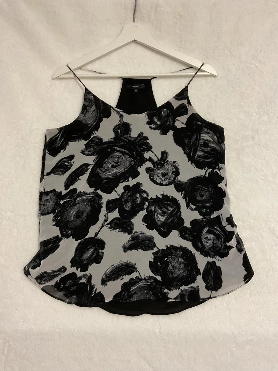 BN - Black & Grey Floral Camisole Top - photo 2