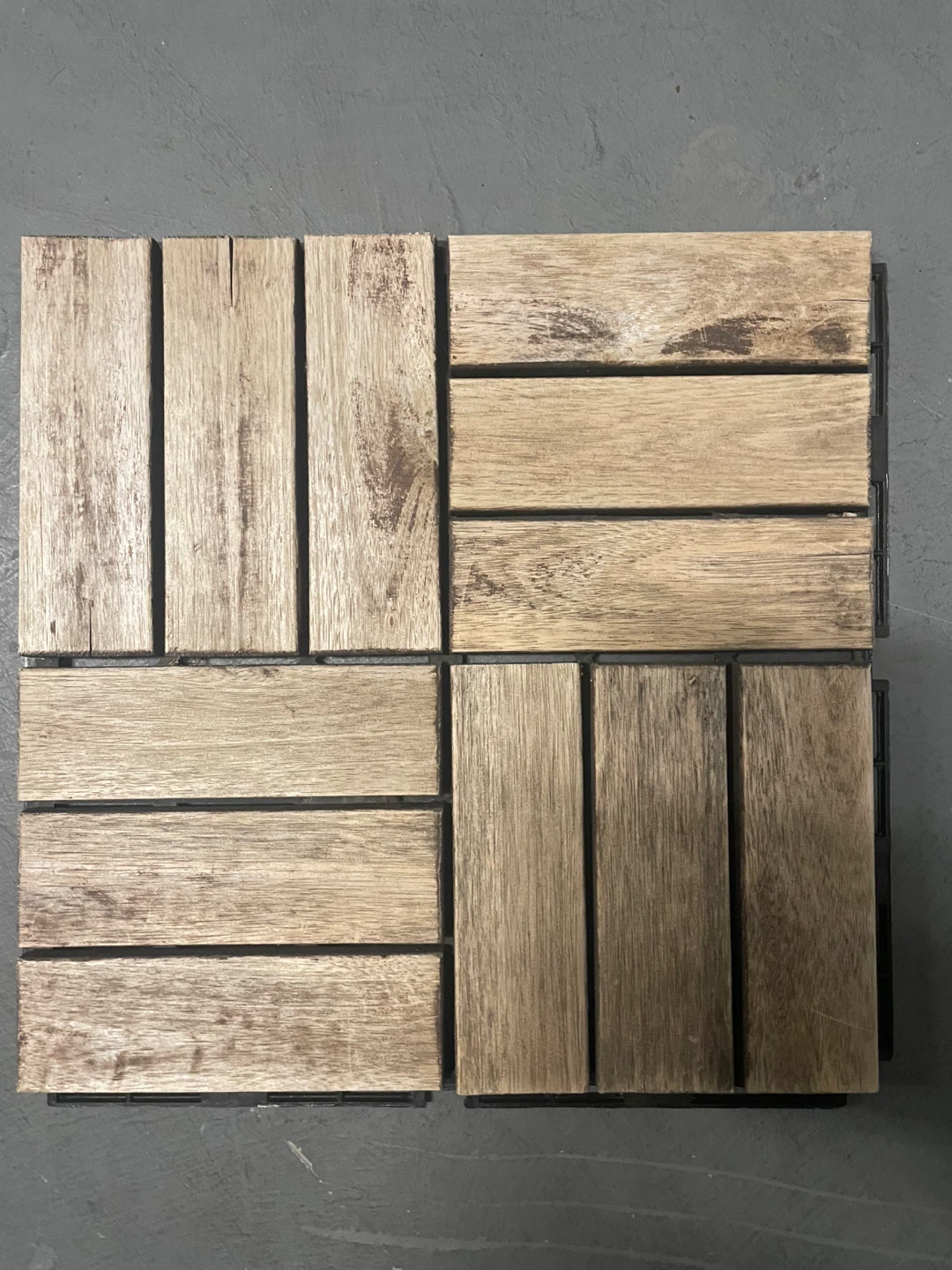 IKEA Grass and Wood Decking Tiles. Original cost $550 - photo 3