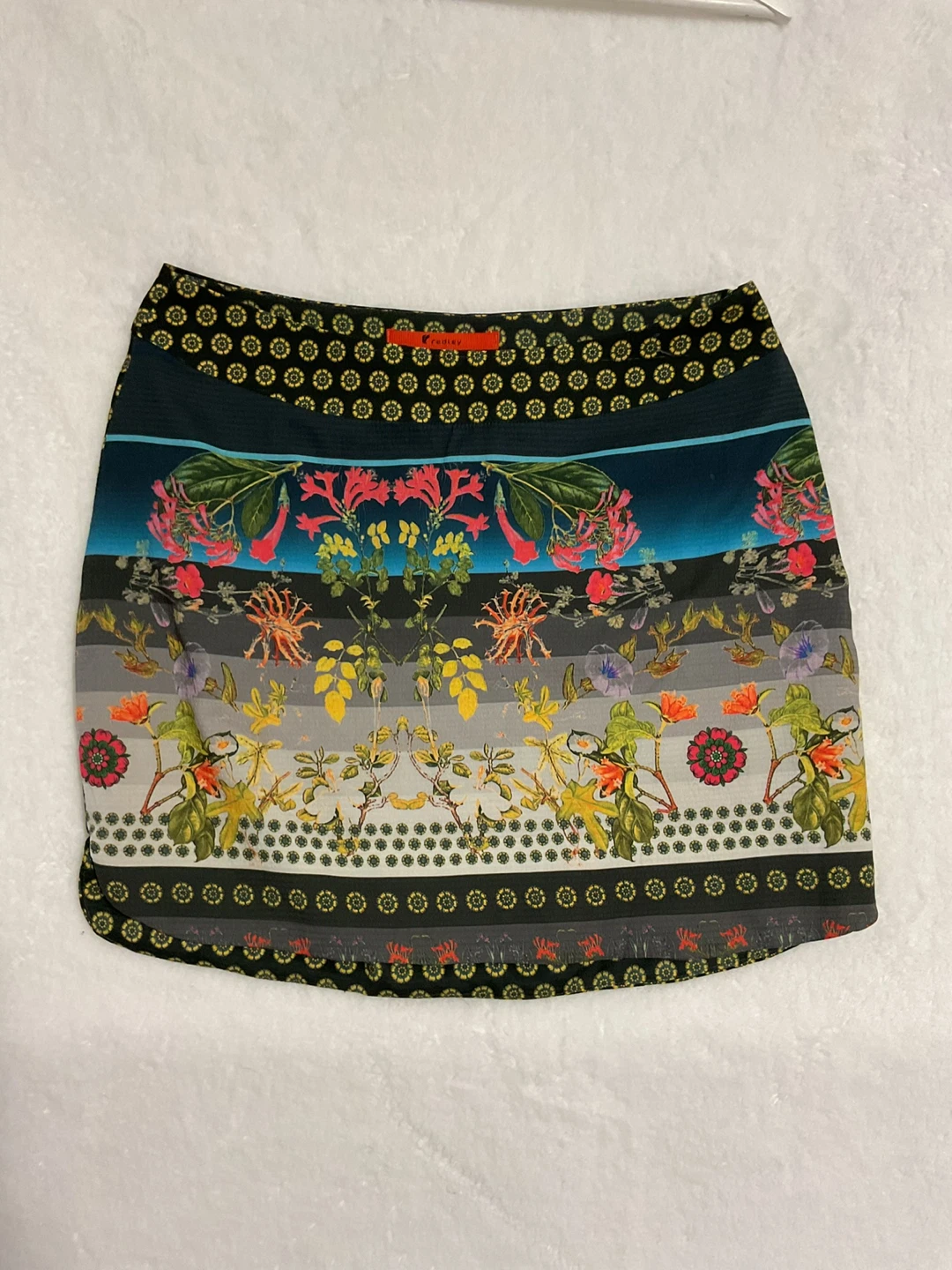 Floral Print Mini Skirt