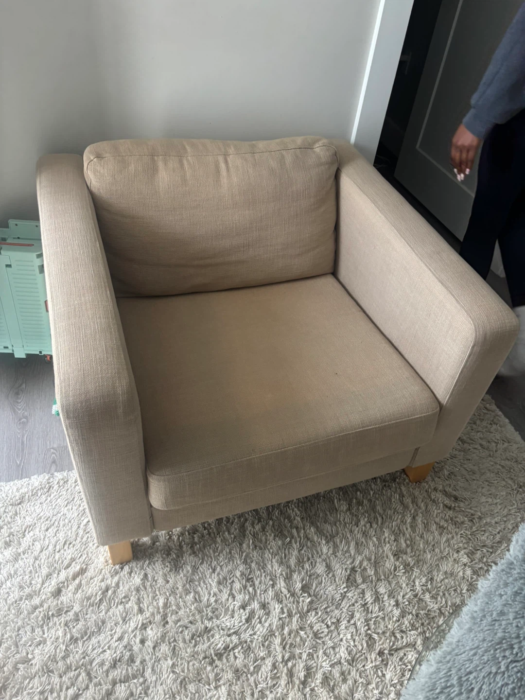 Beige Armchair - photo 2