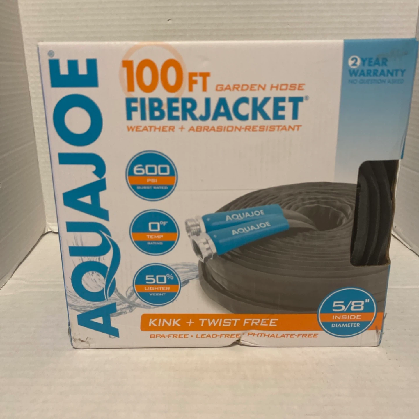 AquaJoe 100 ft FiberJacket Garden Hose - photo 5