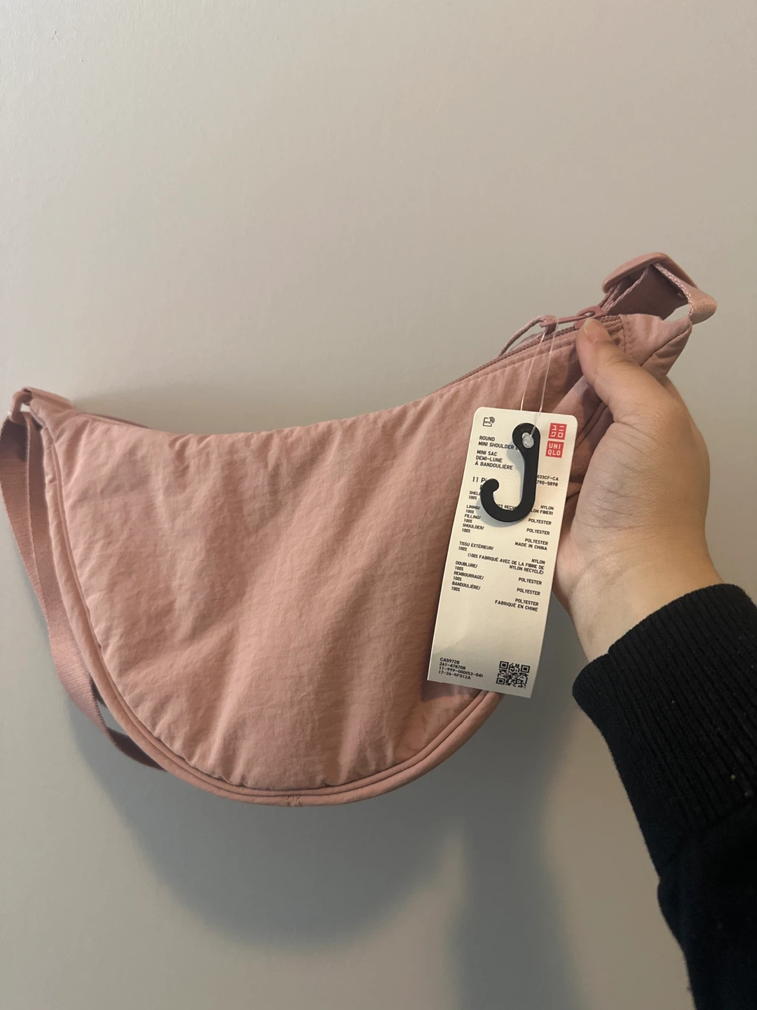BRAND NEW UNIQLO Round Mini Shoulder Bag - Pink Rose