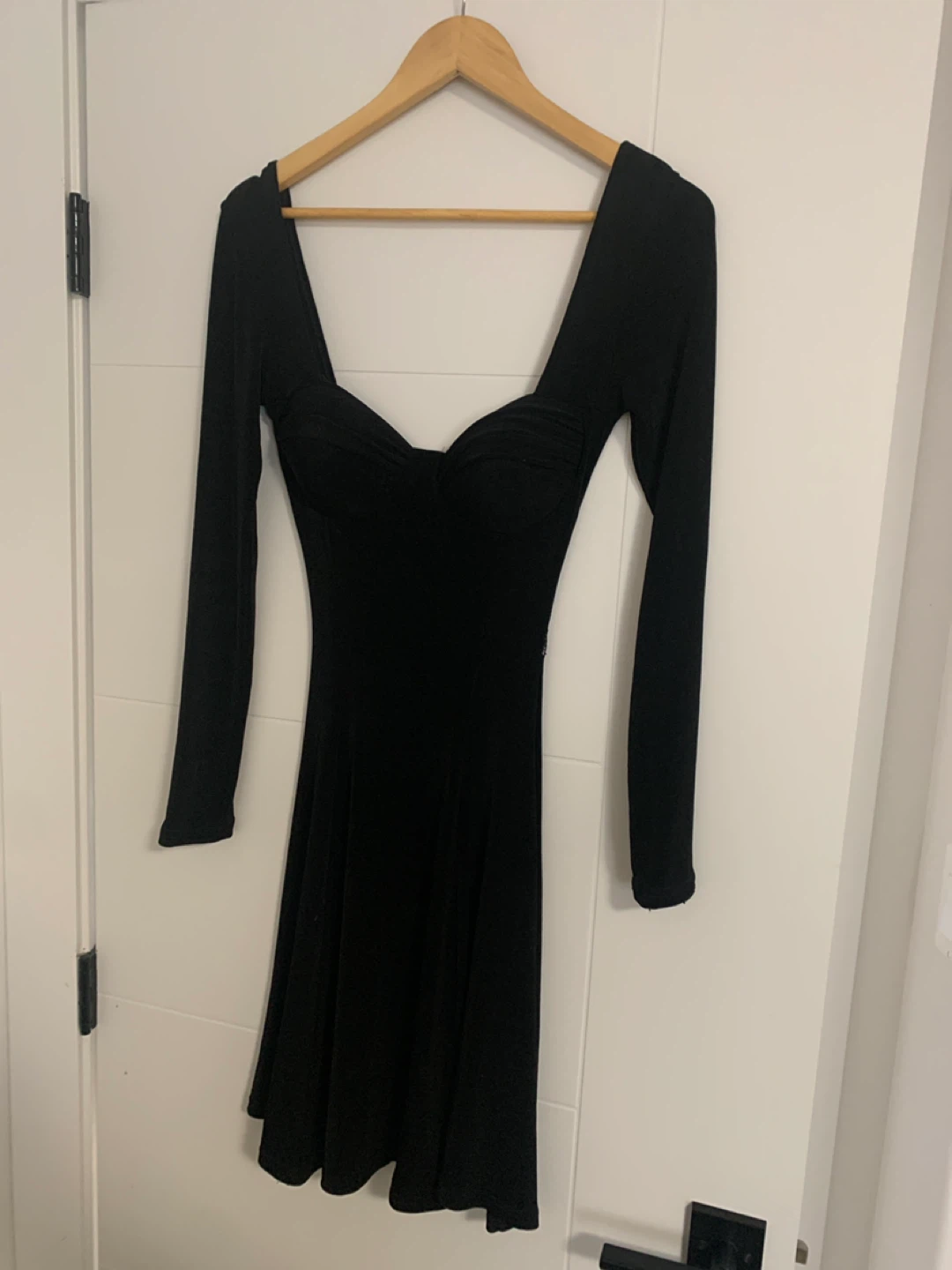 Le Château Black Long Sleeve Dress Size S/M
