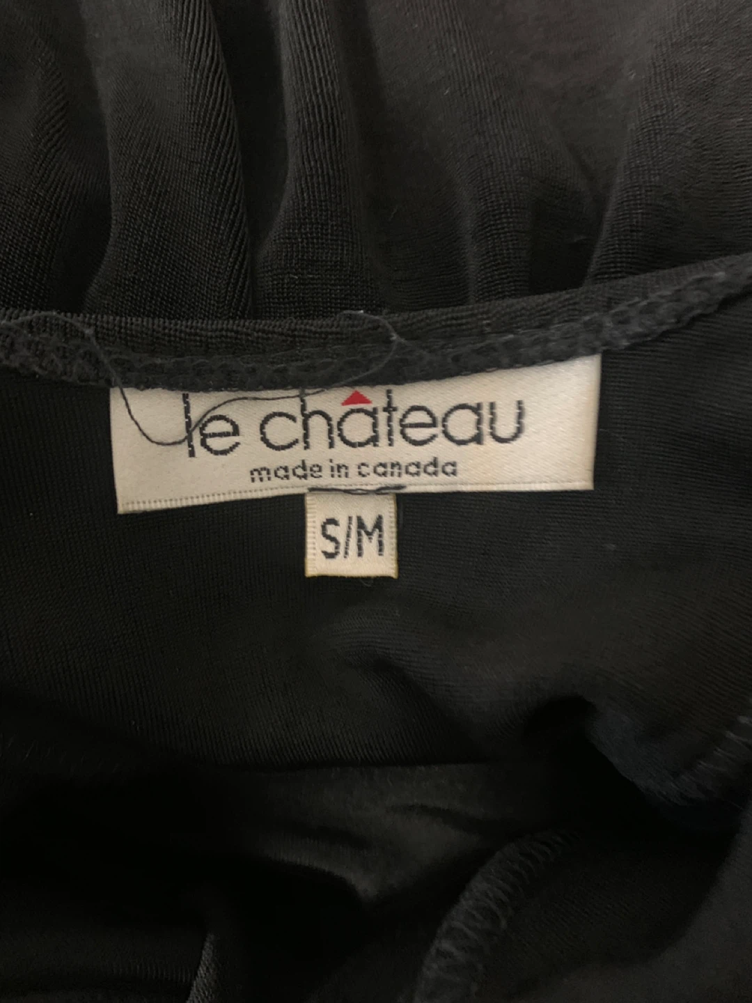 Le Château Black Long Sleeve Dress Size S/M - photo 3