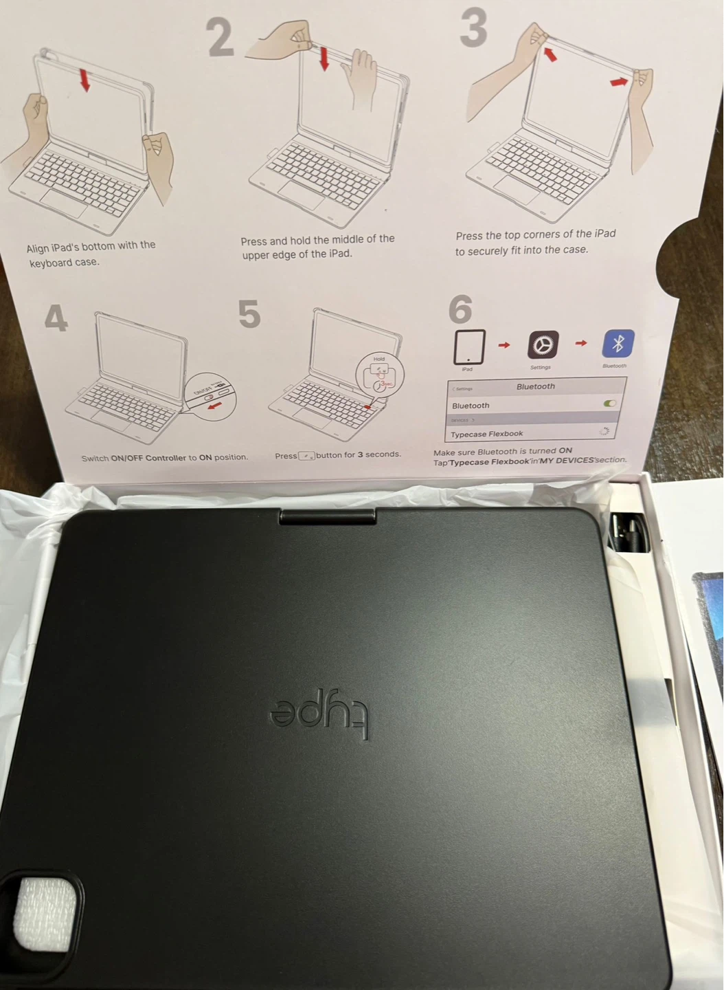 Typecase Flexbook Touch 7-in-1 Keyboard Case for iPad Air 11" - photo 5