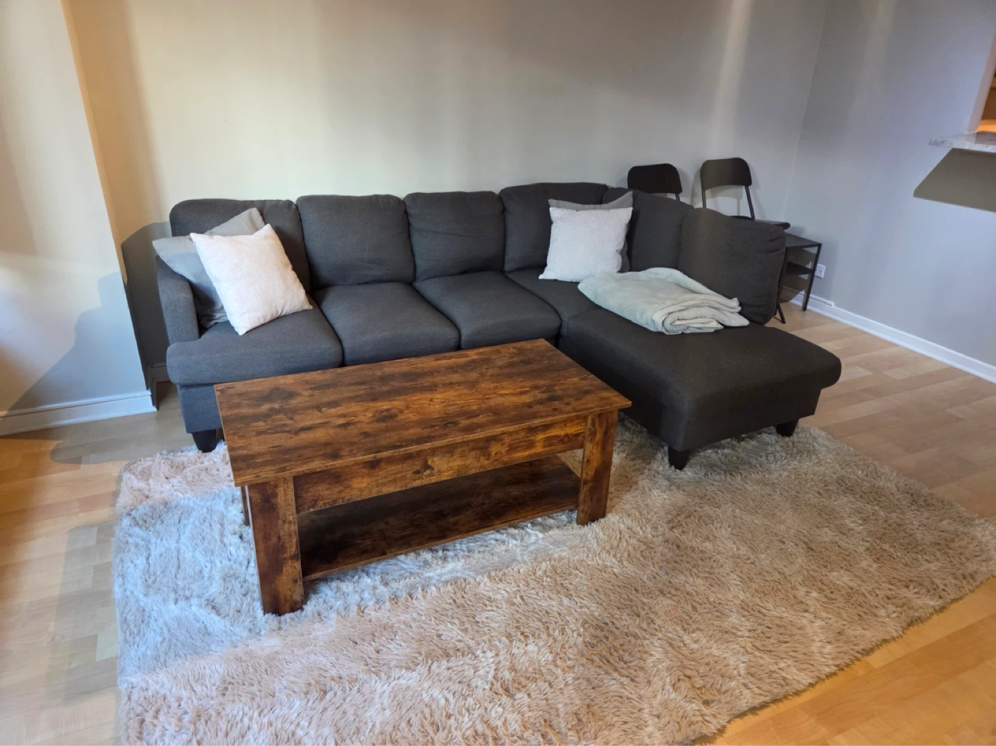 Dark Gray Sectional Sofa