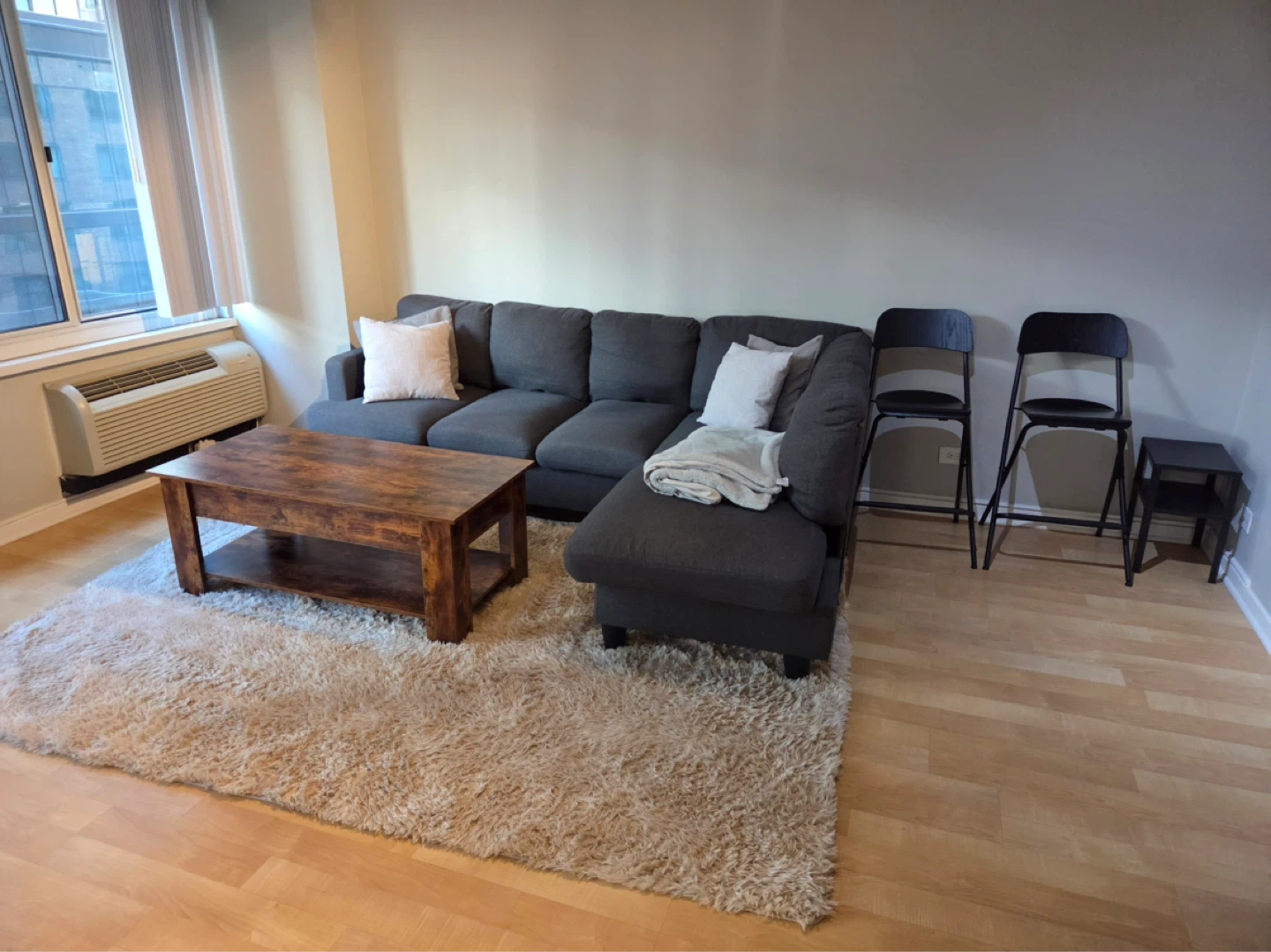 Dark Gray Sectional Sofa - photo 2