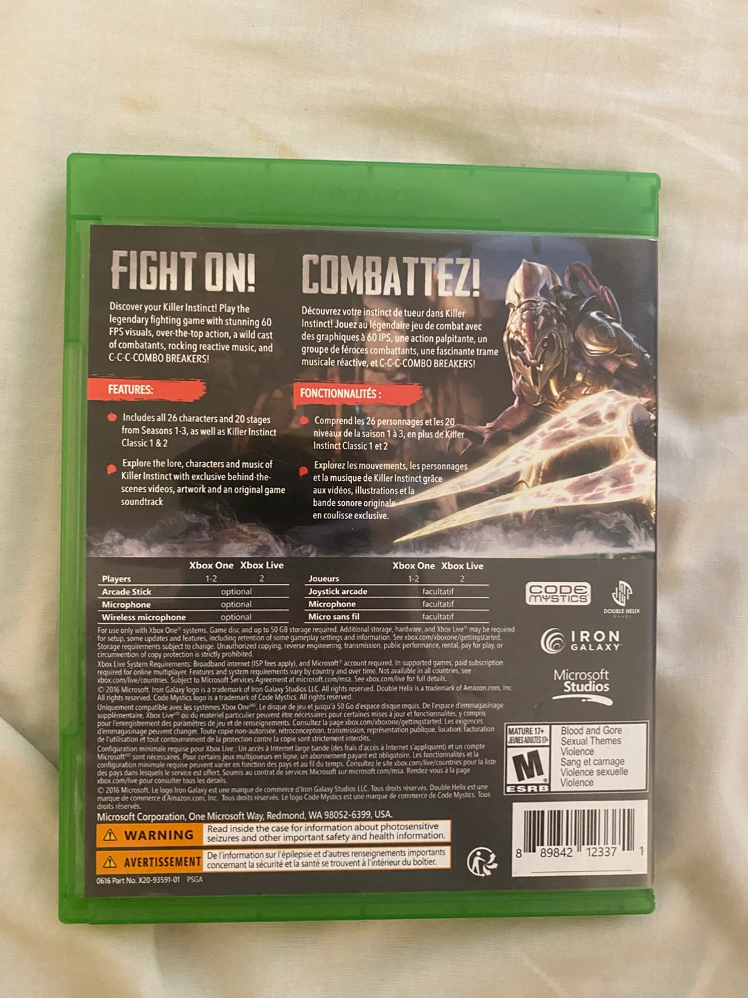 Xbox One Killer Instinct Definitive Edition Game - photo 3