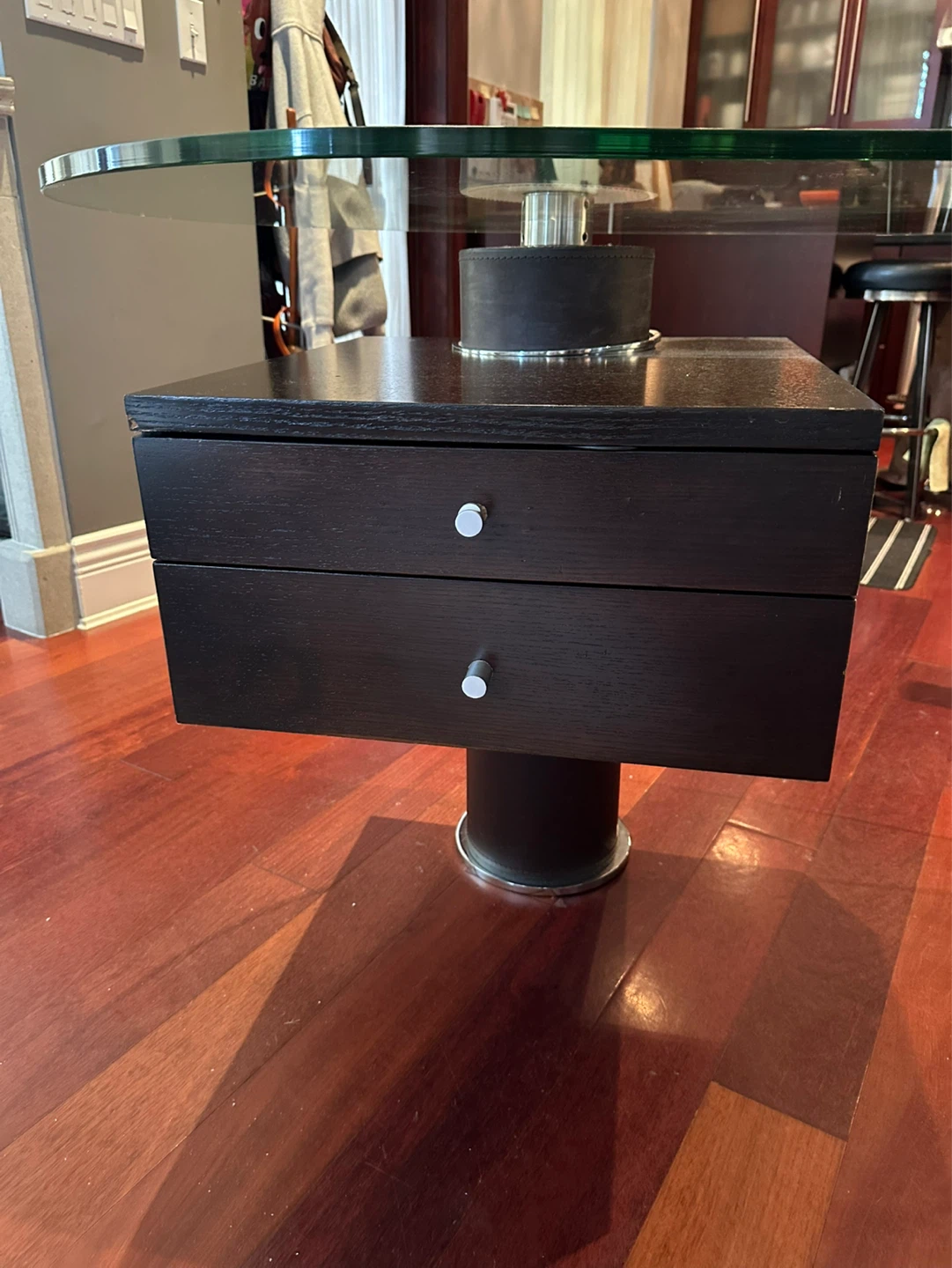 Wavy Glass Desk – Statement Workspace! - photo 4