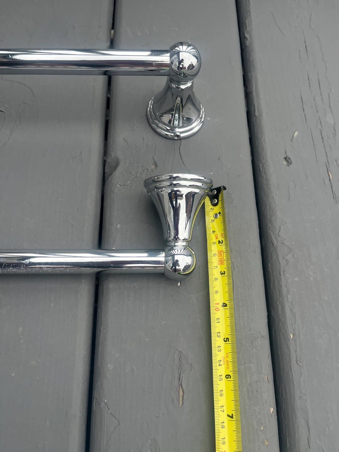 Chrome Towel Bar Set - photo 3