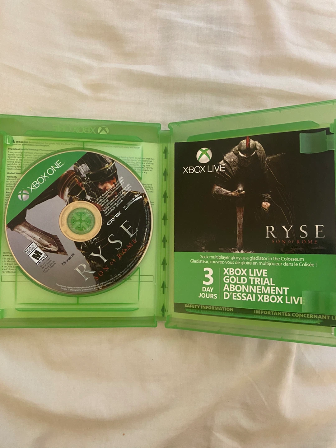 Ryse: Son of Rome Xbox One Game - photo 2