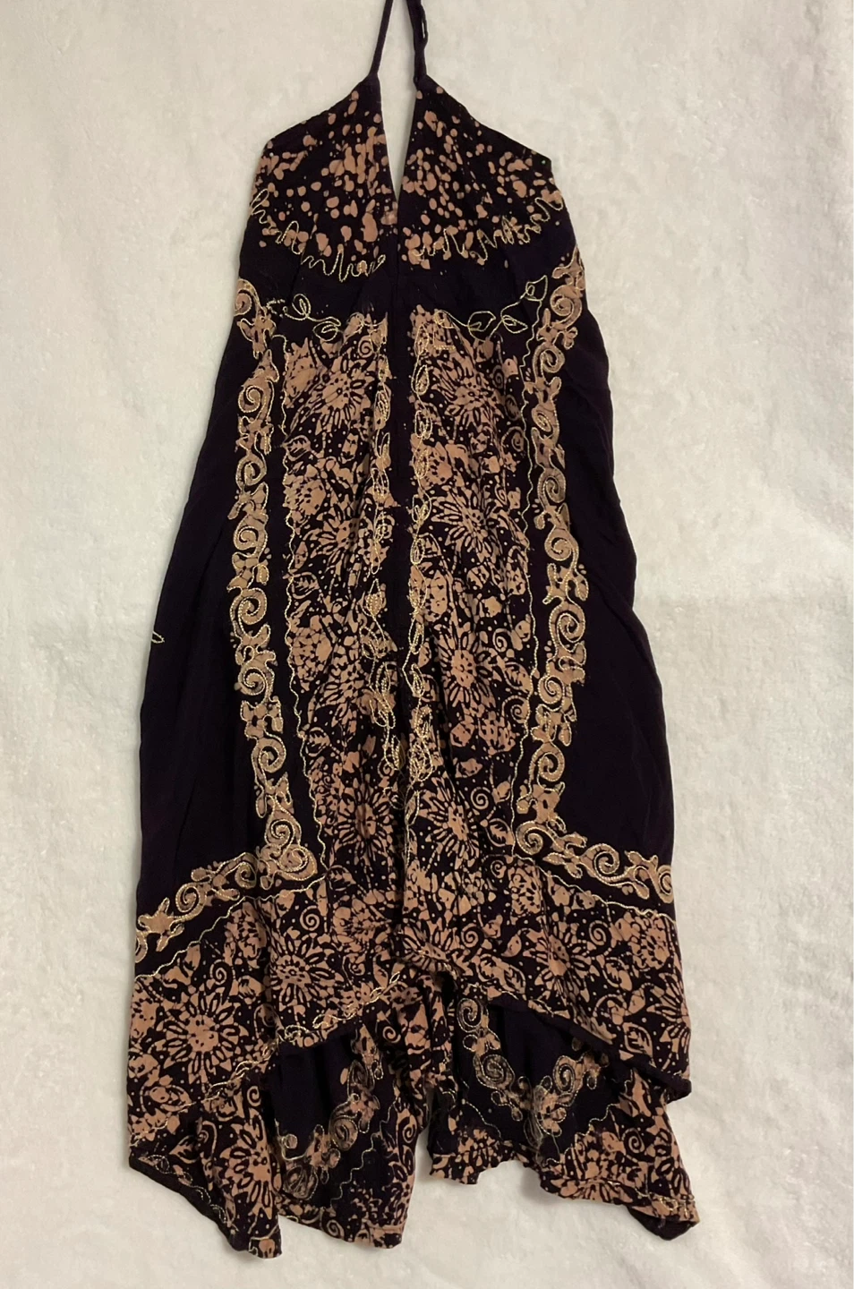 Boho Halter Neck Dress
