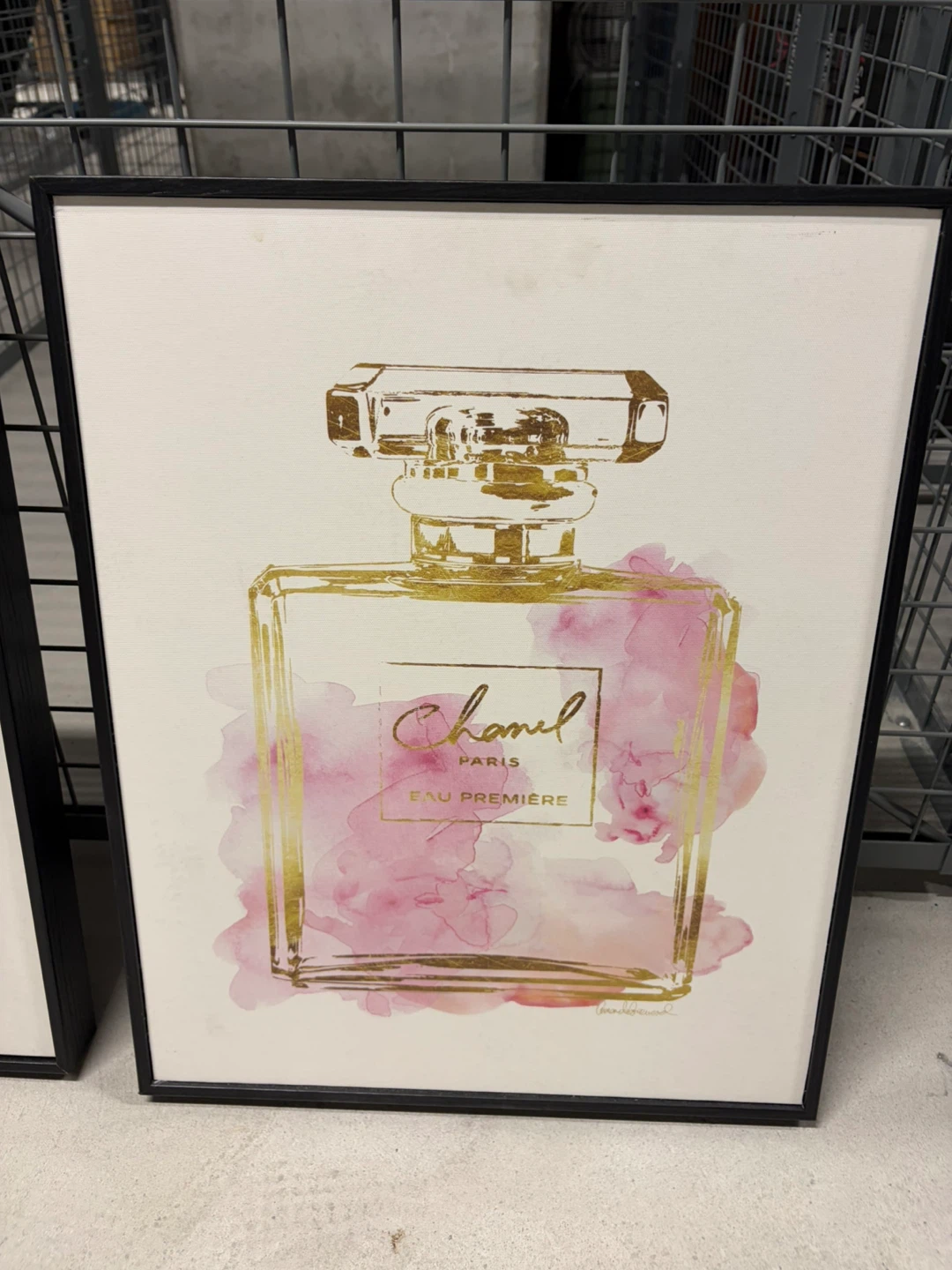 Chanel Paris Eau Premiere Framed Art Print