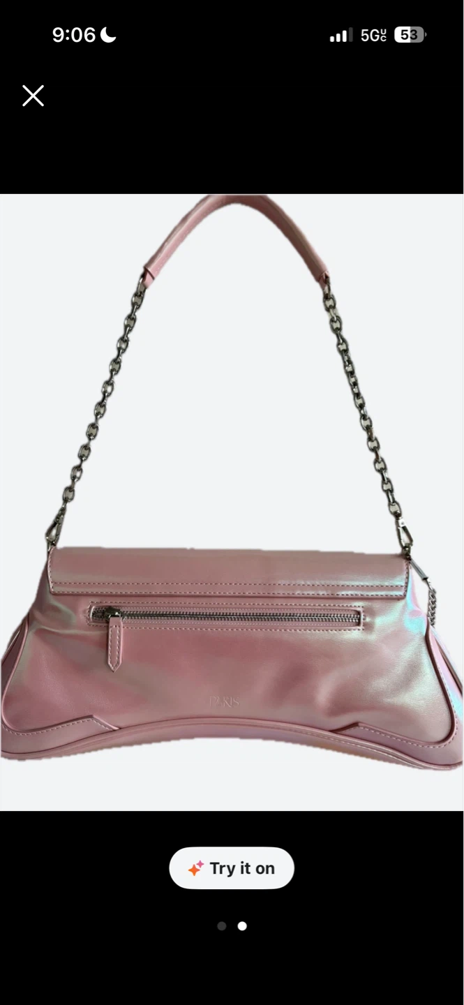 Paris Hilton Pink Y2K Shoulder Bag with Chain Strap - photo 2