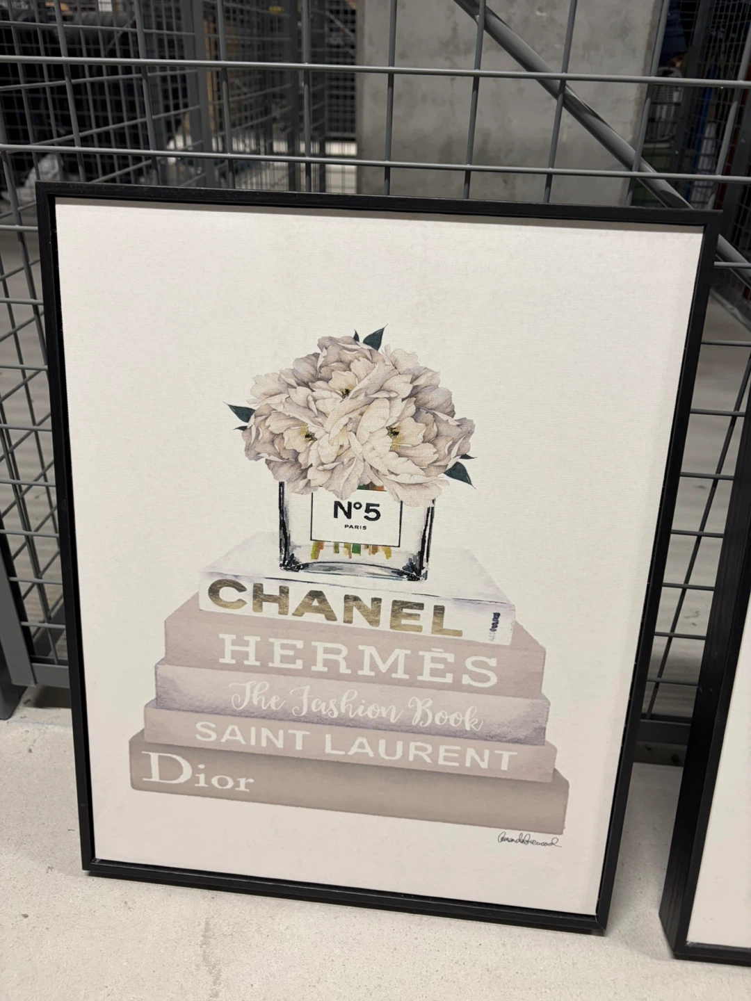 Fashion Books & Perfume Art Print