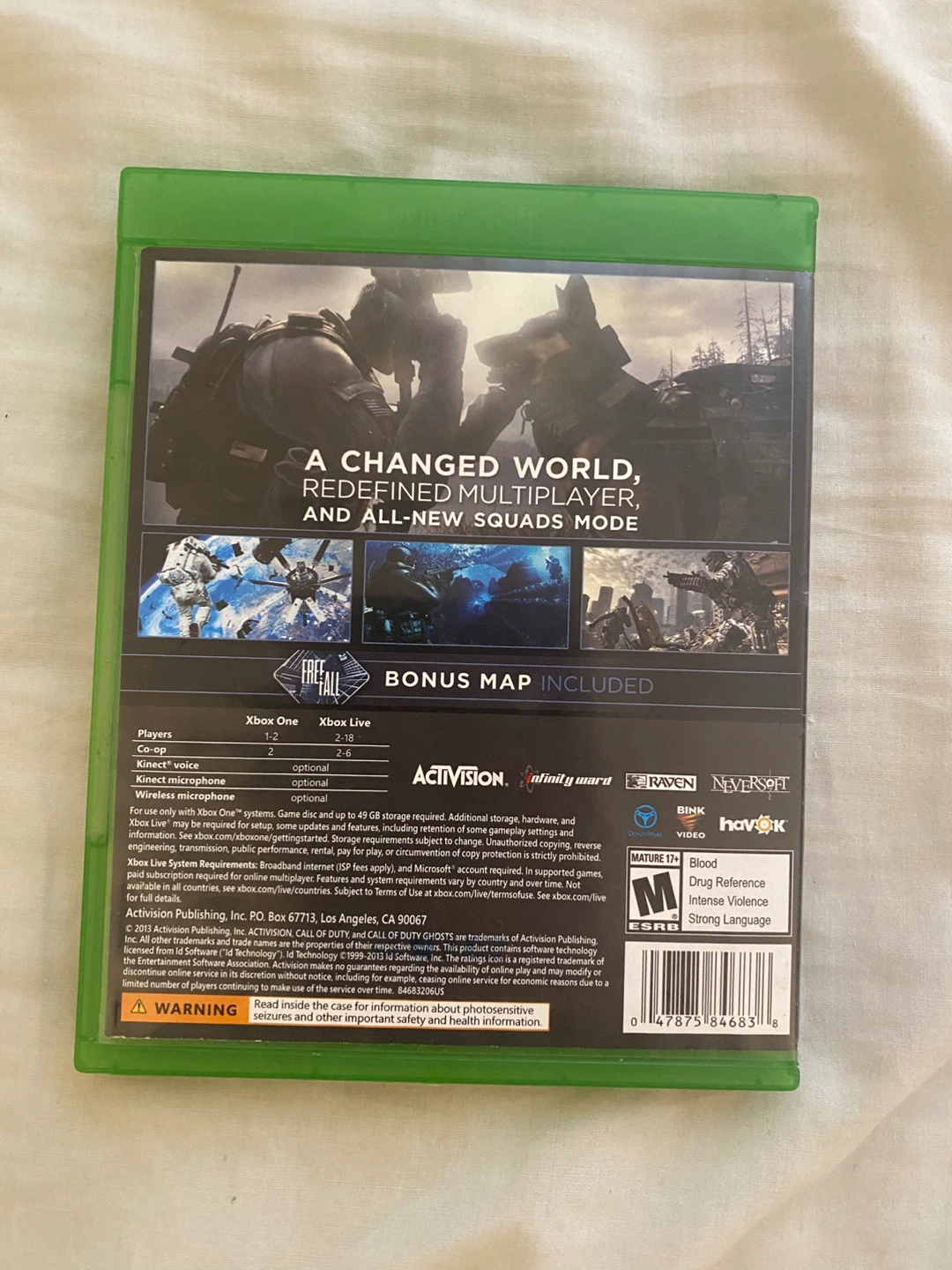 Call of Duty: Ghosts Xbox One Game - photo 3