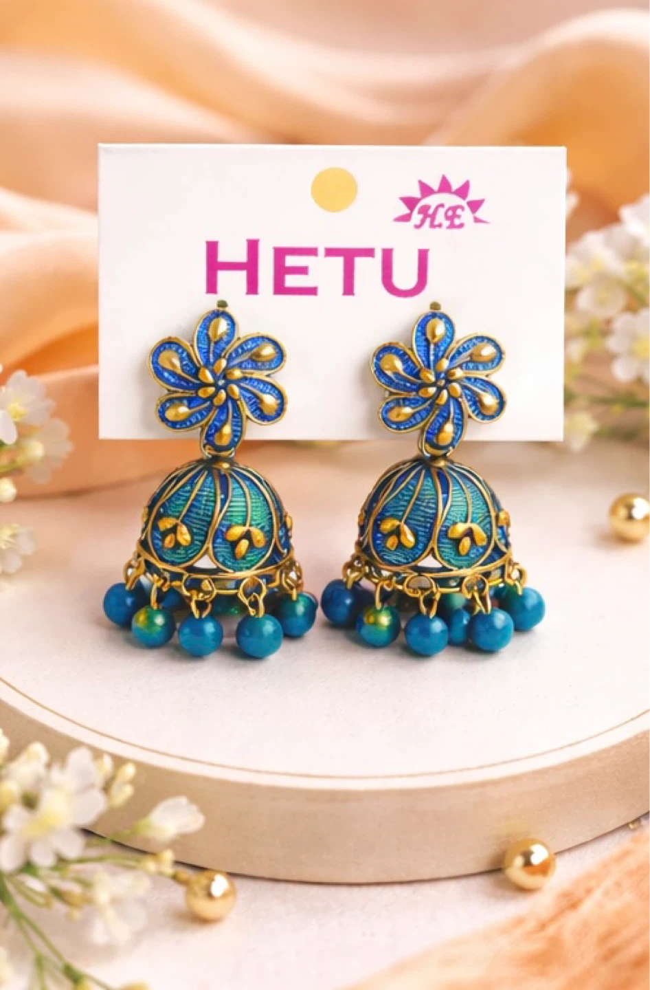 Indian Jhumka Earrings - photo 2