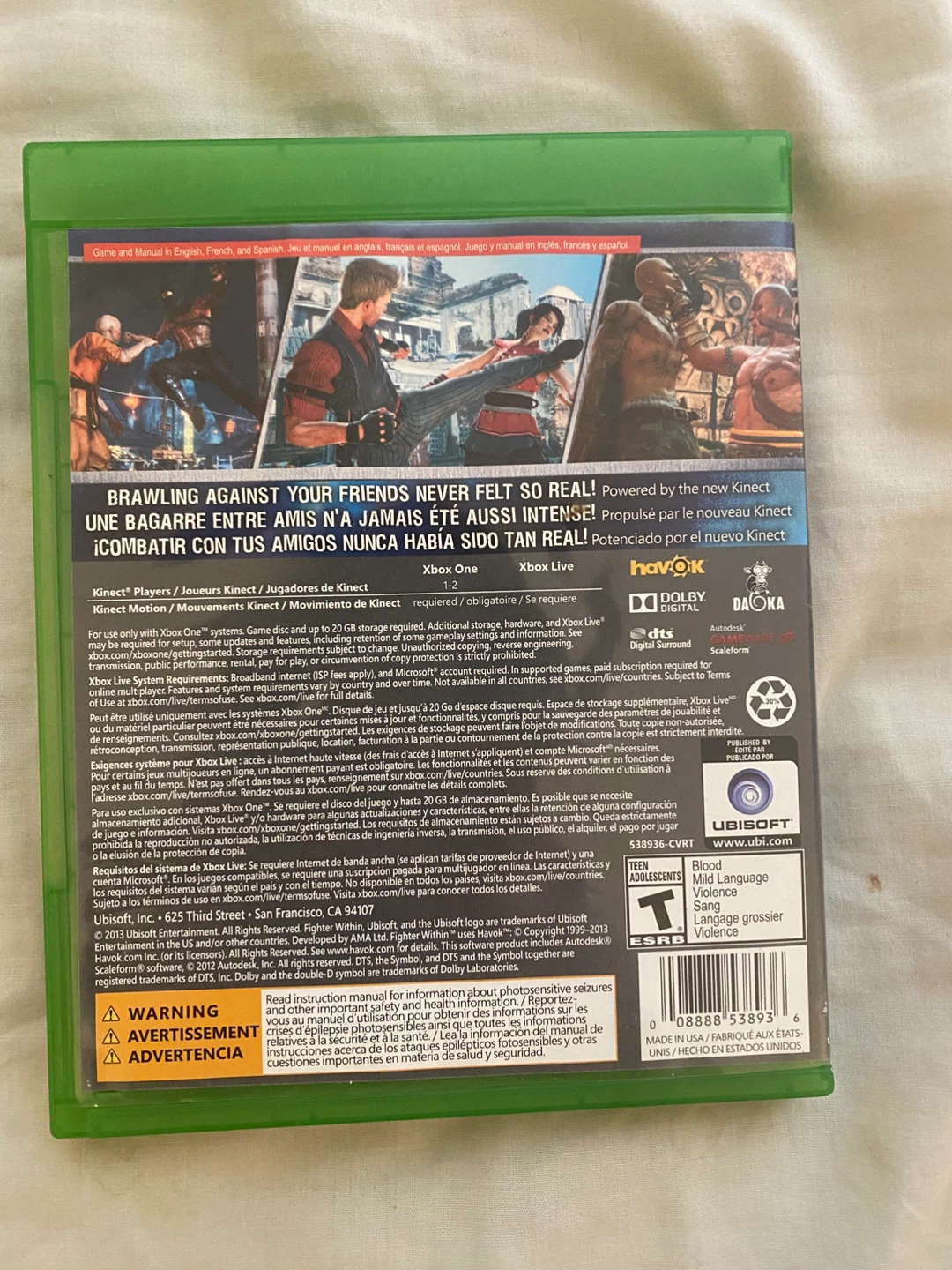 Xbox One Fighter Within Game - photo 3
