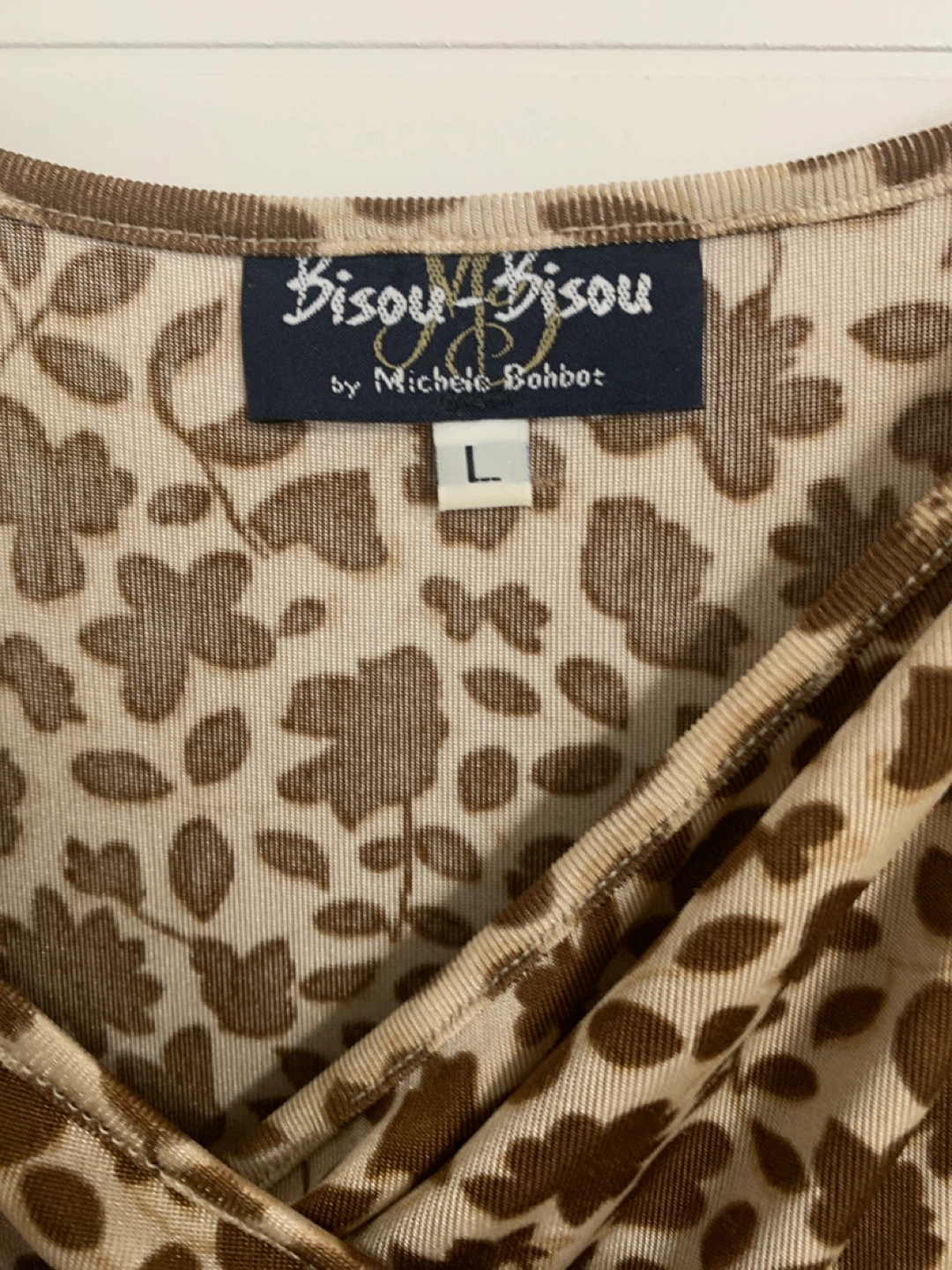 Bisou Bisou by Michele Bohbot Floral Print Midi Dress - Size L - photo 2
