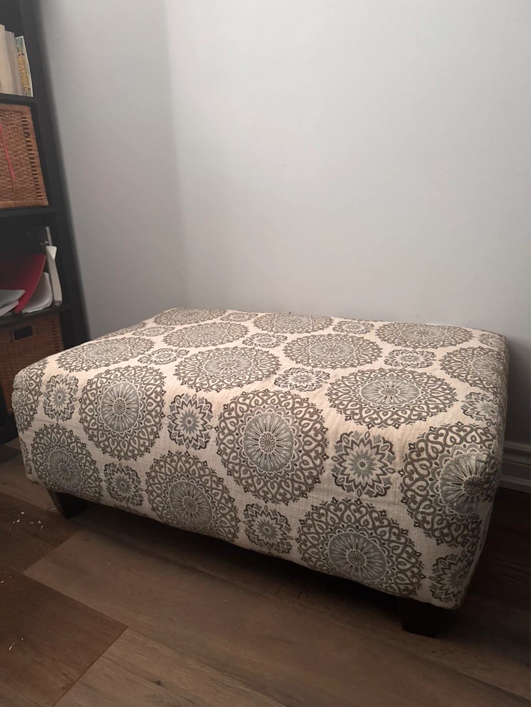 Patterned Ottoman Footstool - photo 2