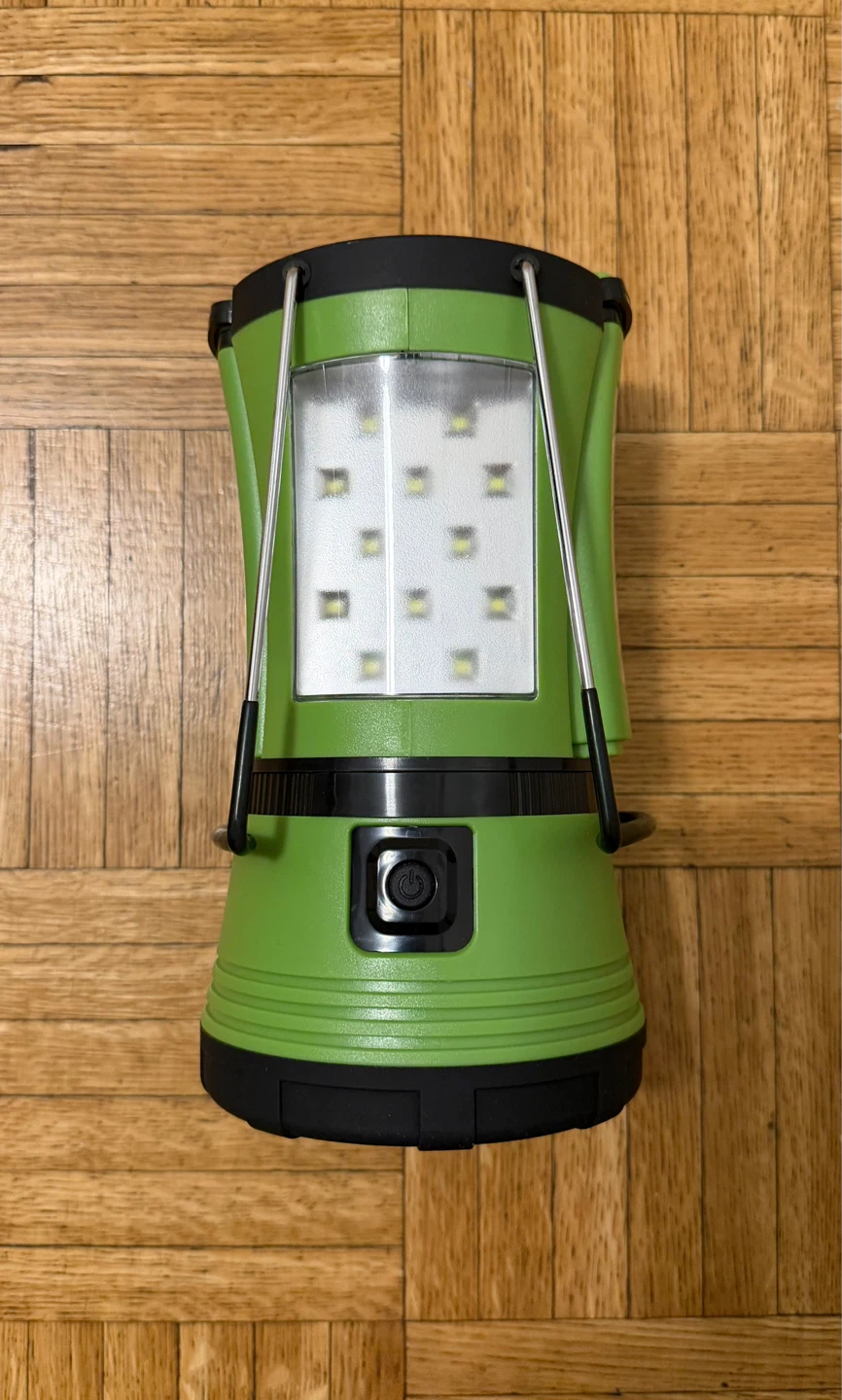 LED Rechargeable Camping Lantern w/ 2 Detachable Flashlights - photo 2