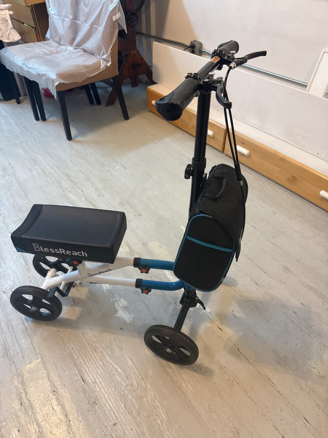 BlessReach Knee Scooter with Bag