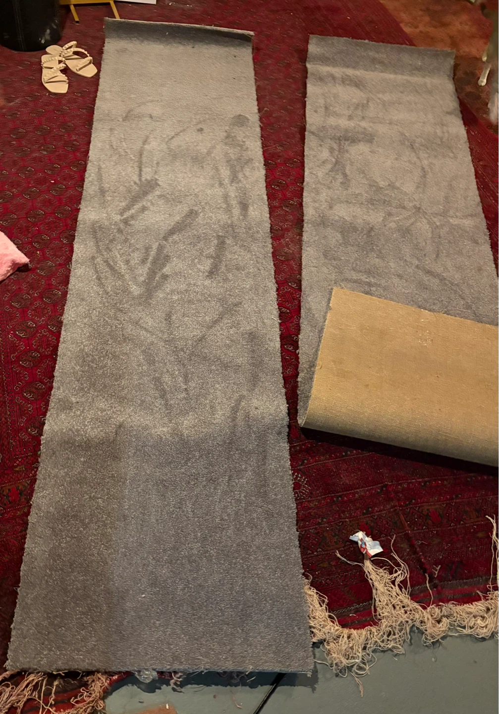 Grey Runner Rugs (2 pieces) - photo 2