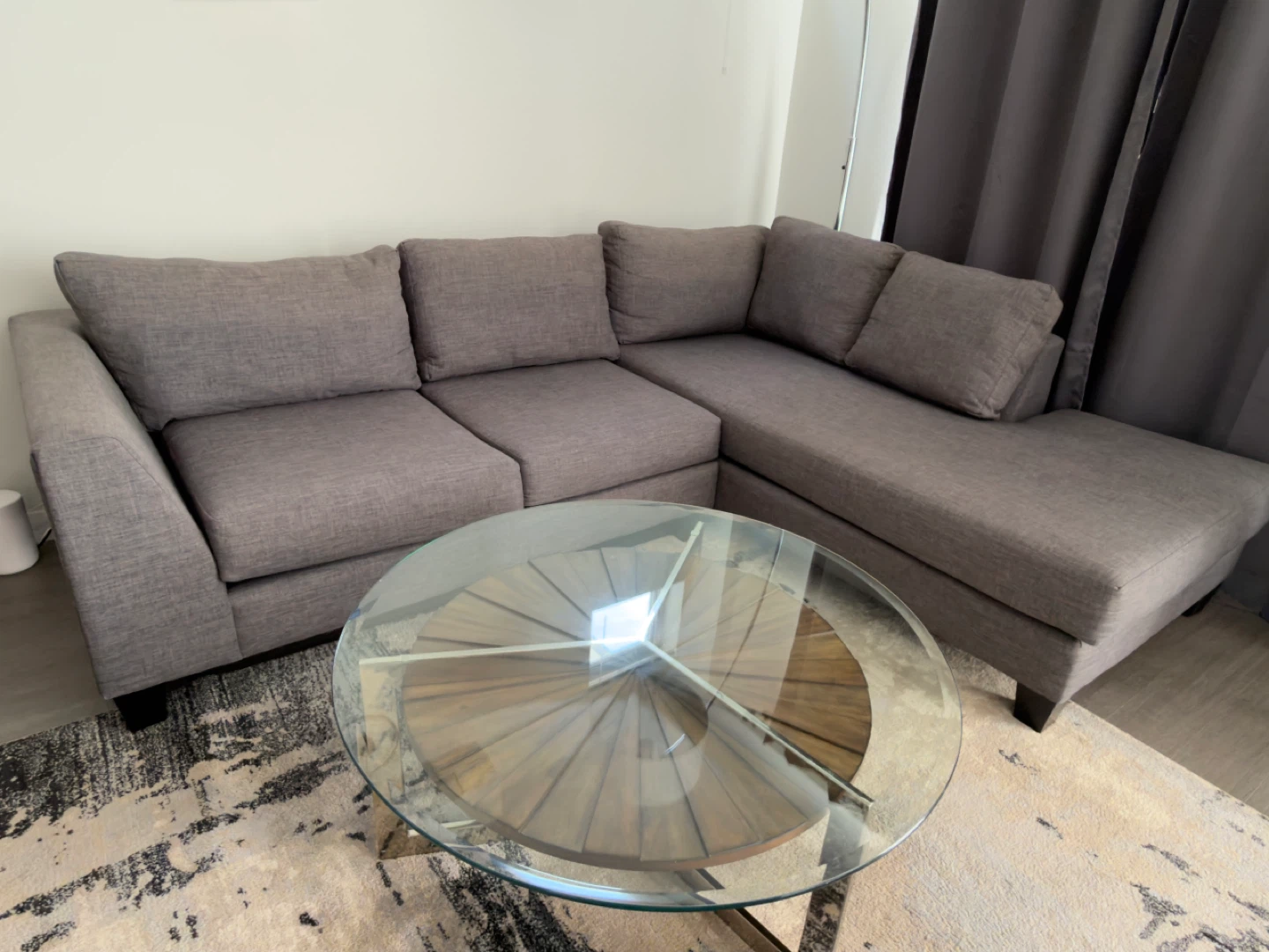Grey Sectional Sofa - photo 3