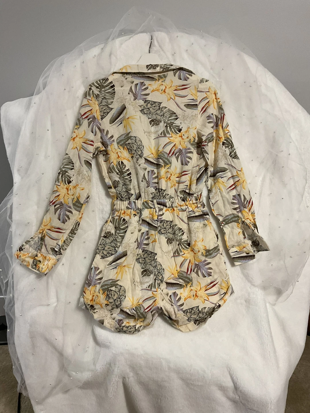 Guess Floral Print Romper