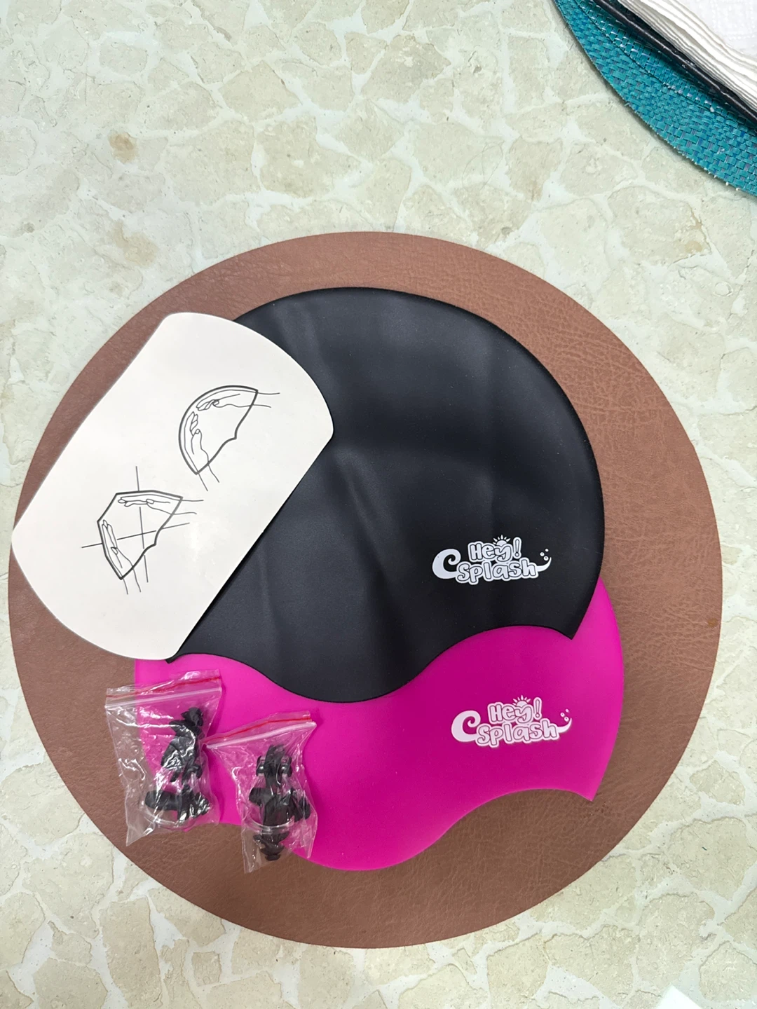 Hey! Splash Silicone Swim Cap