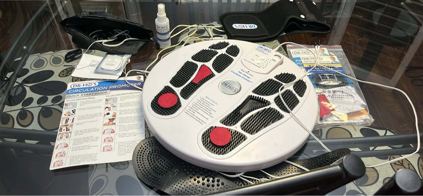 Dr. Ho's Circulation Promoter with Pain Therapy Back Belt