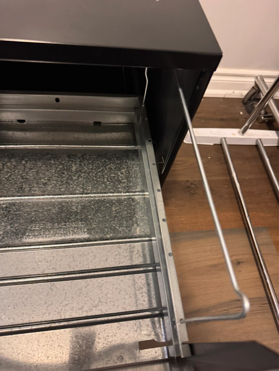 Black 2-Drawer Filing Cabinet - photo 2