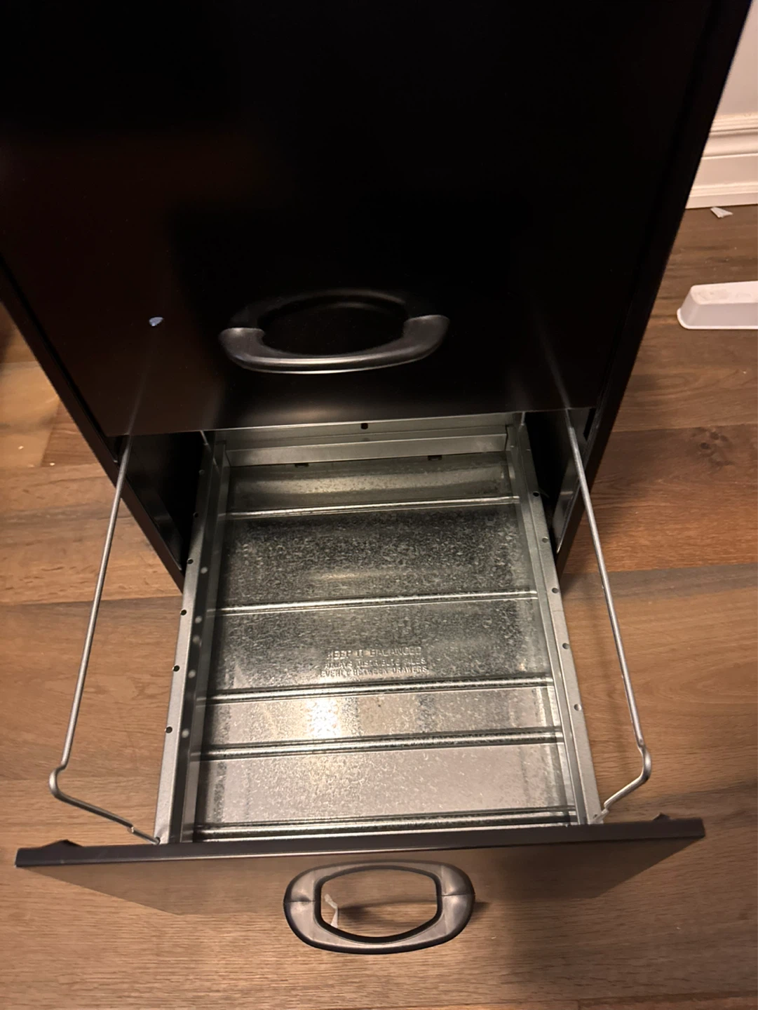 Black 2-Drawer Filing Cabinet - photo 4