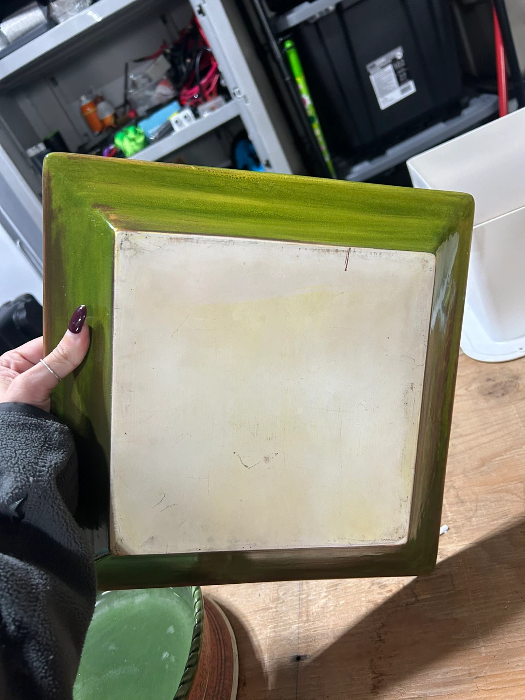 Set of 3 Square Ceramic Plates - photo 5
