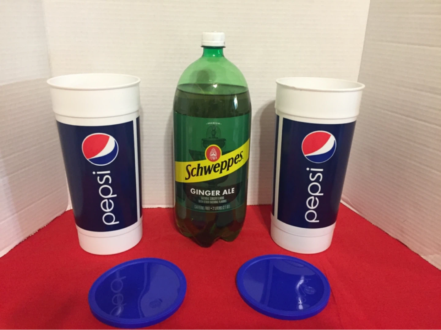 Pepsi Large Tumbler Cups with Lids - Set of 4 - photo 5