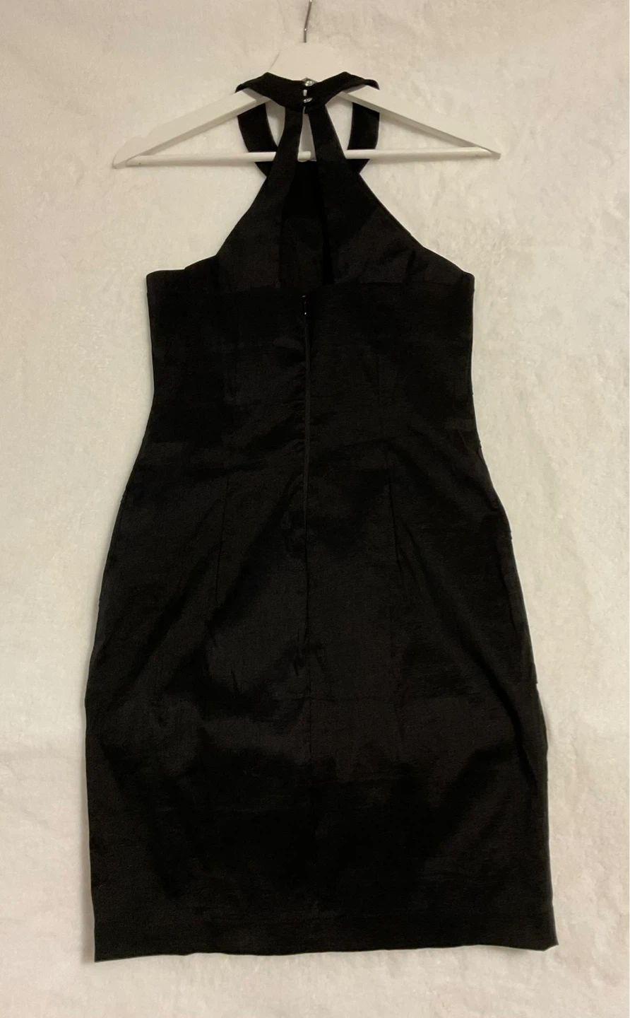 Black Halter Neck Bodycon Dress