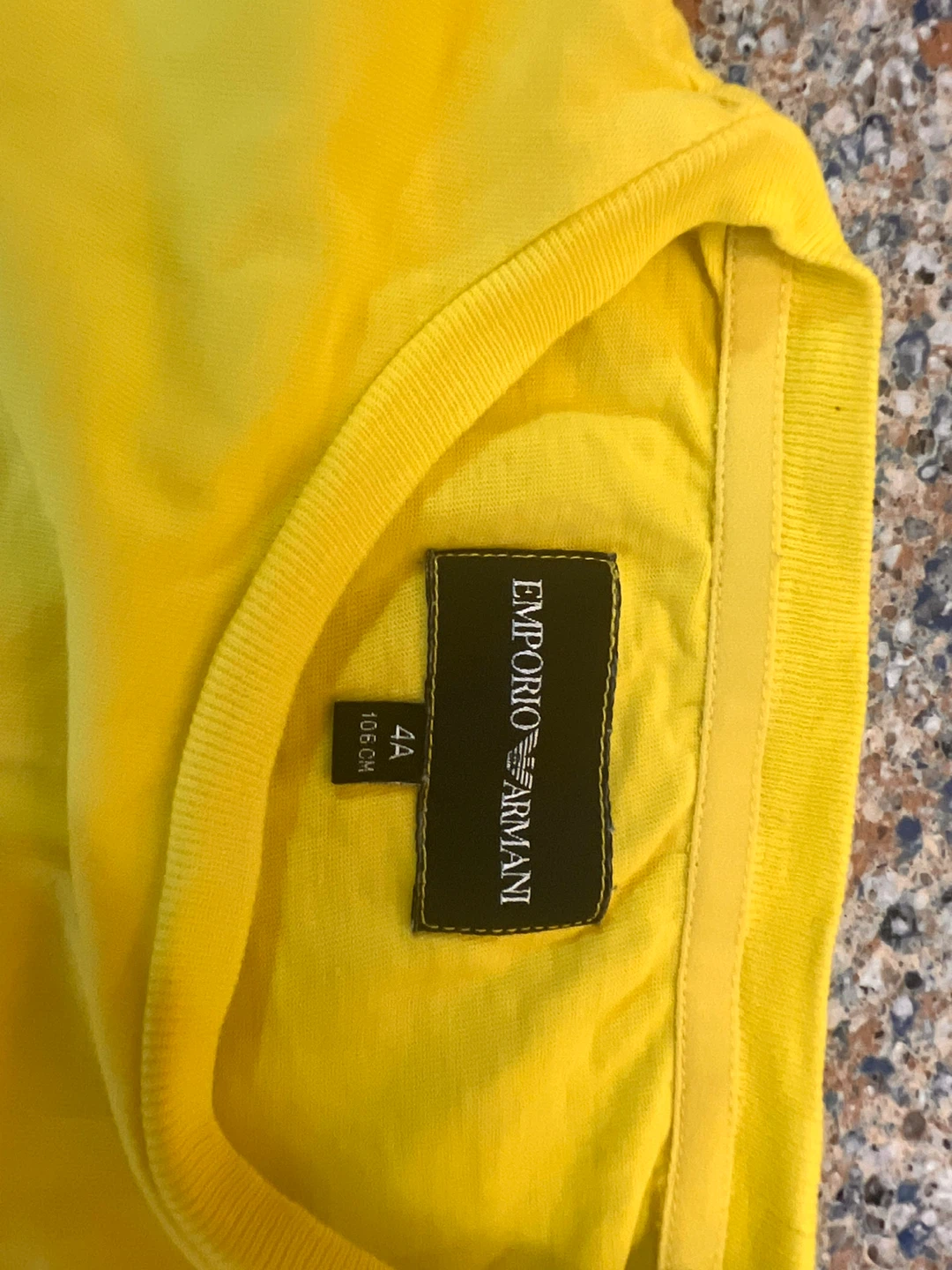 Authentic Emporio Armani Yellow T-Shirt - Size 4A - photo 2
